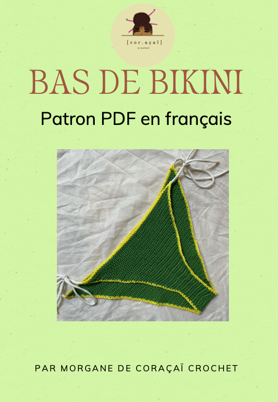 Patron Bas de bikini "Brazil" par Coraçaï Crochet