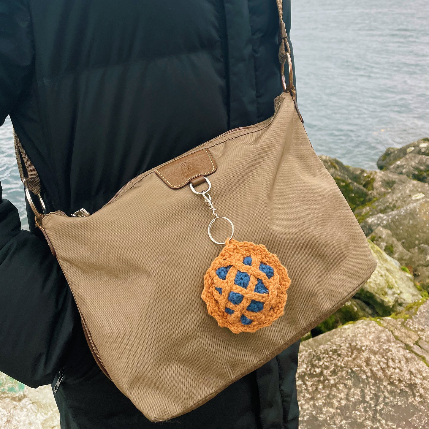 Charm Porte-Clé Tarte à la Myrtille