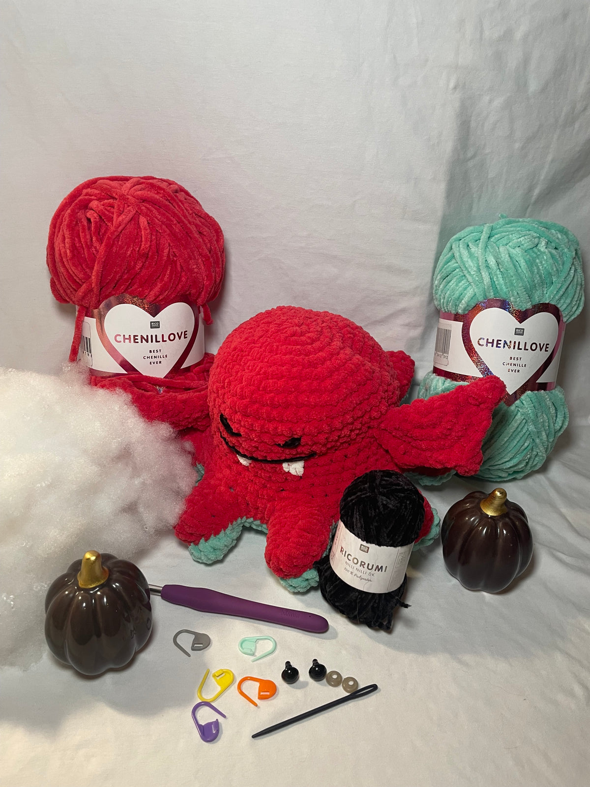 Kit Pieuvre d’Halloween 🧶🐙