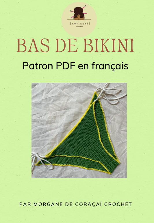 Patron Bas de bikini "Brazil" par Coraçaï Crochet