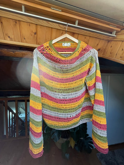 Pull rayé sur mesure