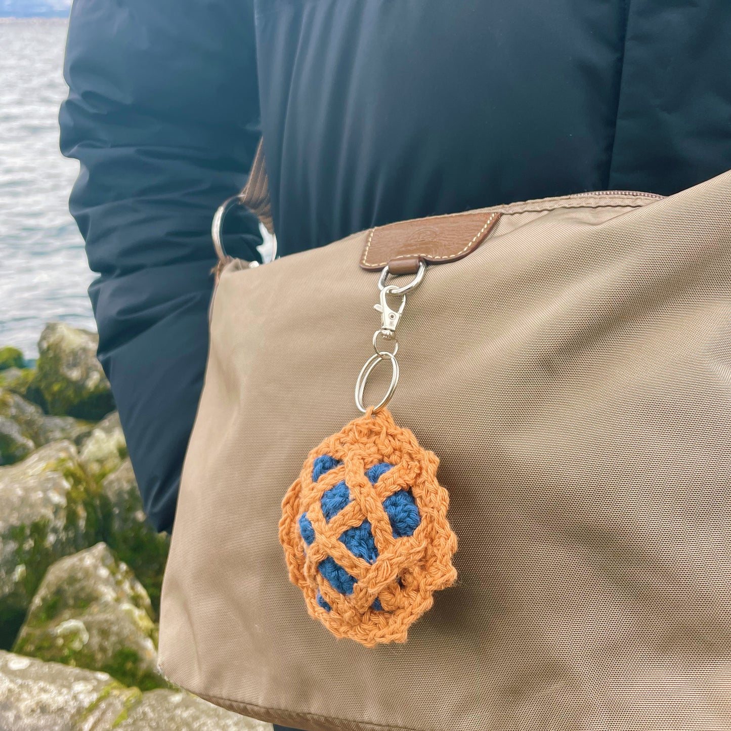 Charm Porte-Clé Tarte à la Myrtille