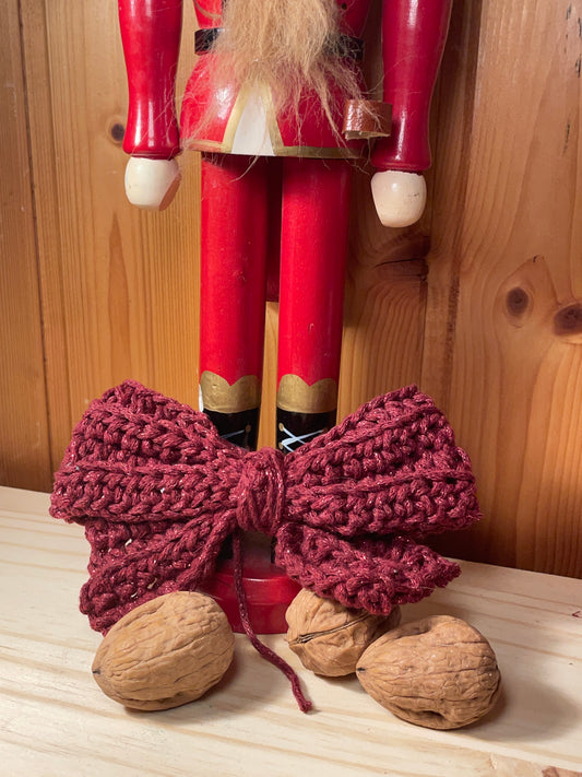 Déco de Noël Noeud Ruban